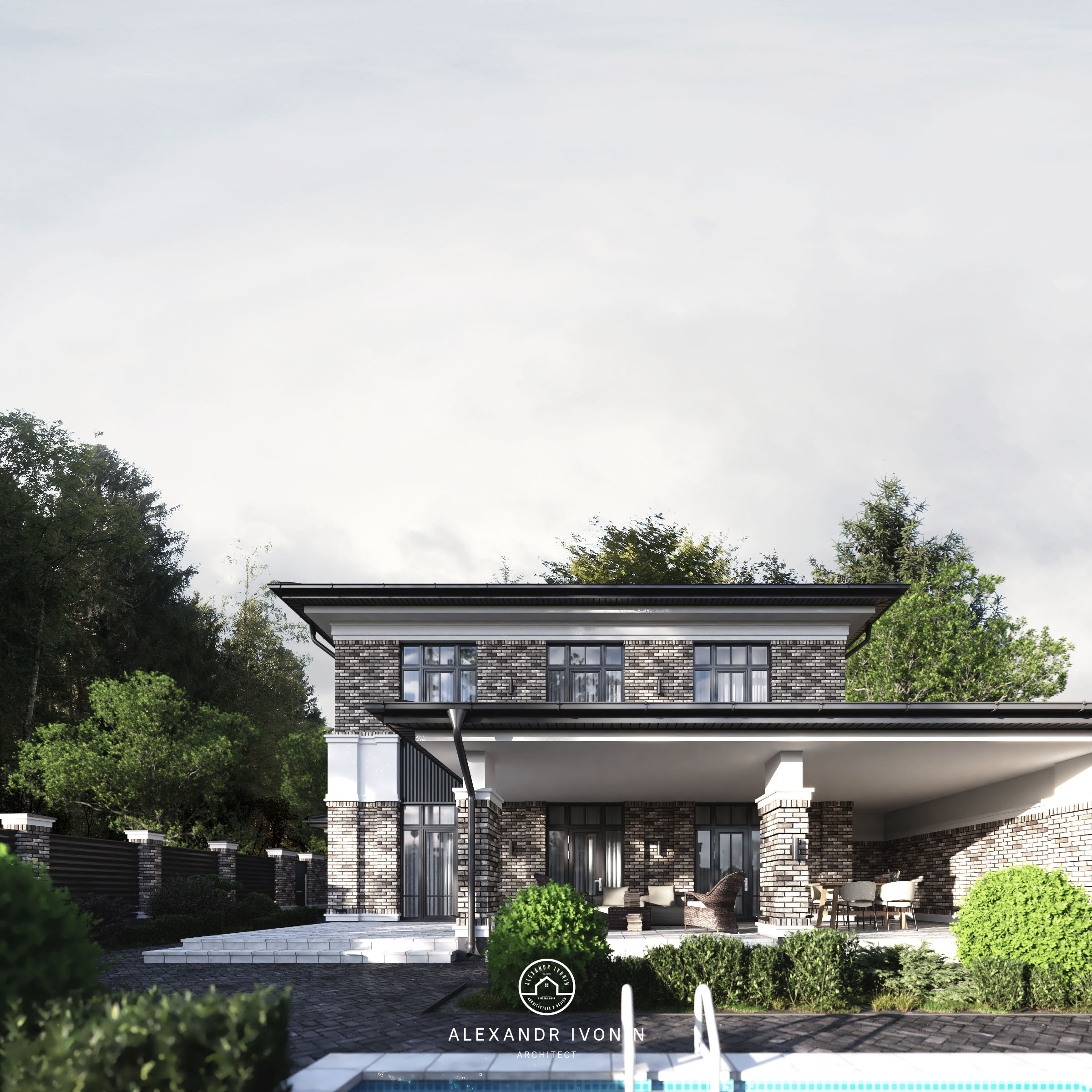 Дом в стиле Райта - ARCHITECT IVONIN